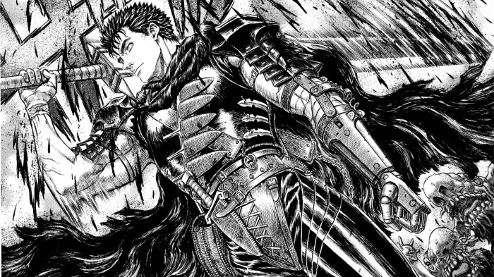 Manga pentru adulți, curaj, Berserk