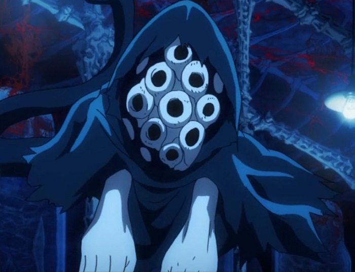 Shiboroba, a beyondian that uses the Ghost Wagon in Kekkai Sensen aka Blood Blockade Battlefront