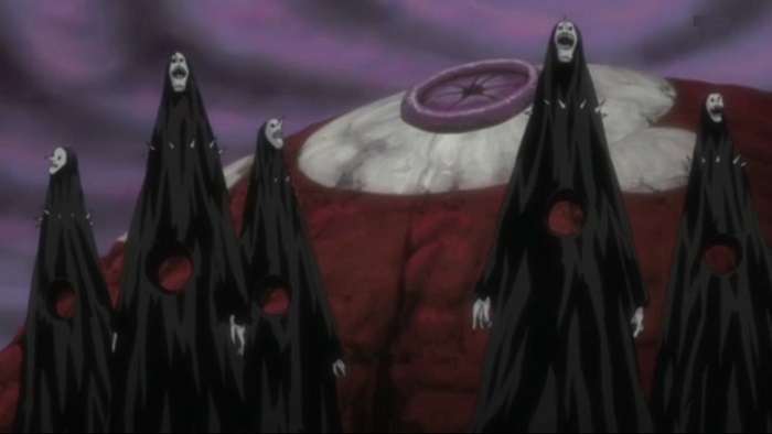 The Gillian Hollows or Menos Grande are anime monsters in the anime Bleach