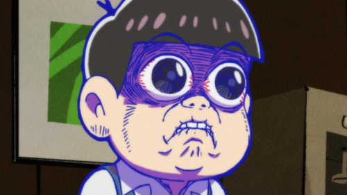 Todomatsu Matsuno with hilarious grimace, Osomatsu-kun