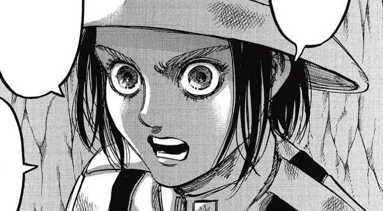 Gabi with intense stare, Gabi, Attack on Titan