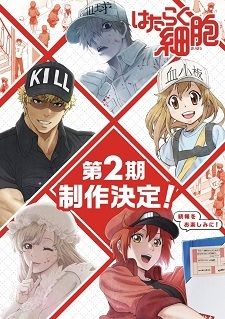 Hataraku Saibou' Manga Ends Next Chapter 