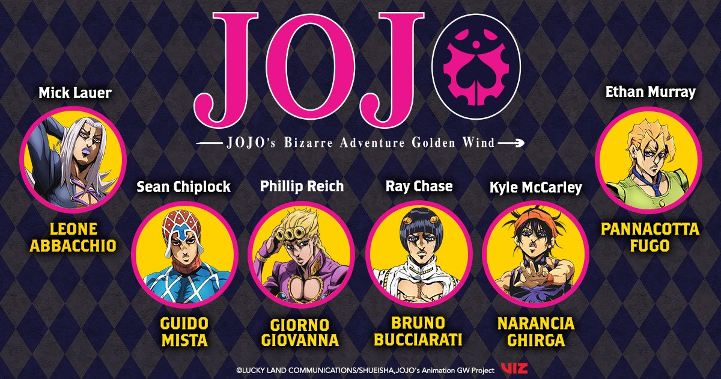 JoJo no Kimyou na Bouken Part 5: Ougon no Kaze 