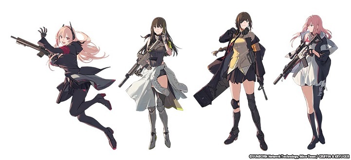 Characters appearing in Girls' Frontline Anime