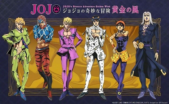 Manga 'JoJo no Kimyou na Bouken Part 5: Ougon no Kaze' Adapted for TV Anime  in Fall 2018 