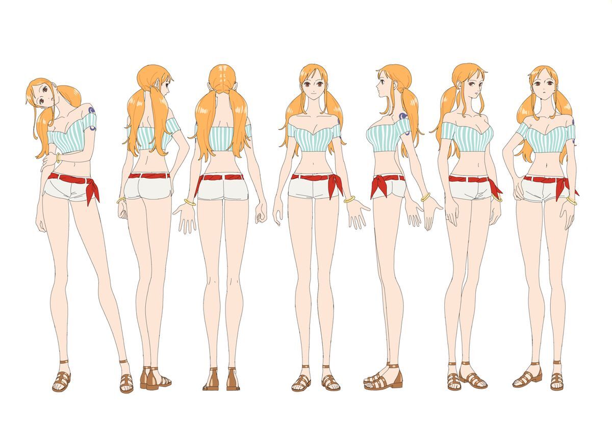Design Nami One Piece: Heroines